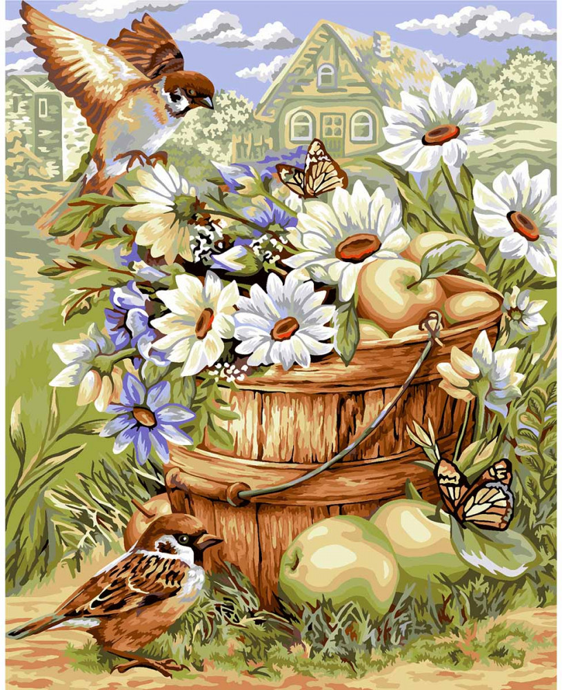 Картина по номерам «Летняя радость» | Русская живопись