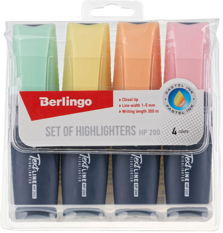 Набор текстовыделителей | Textline | Berlingo