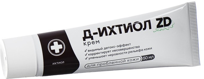 Крем для лица «Д-Ихтиол ZD» | Зеленая дубрава