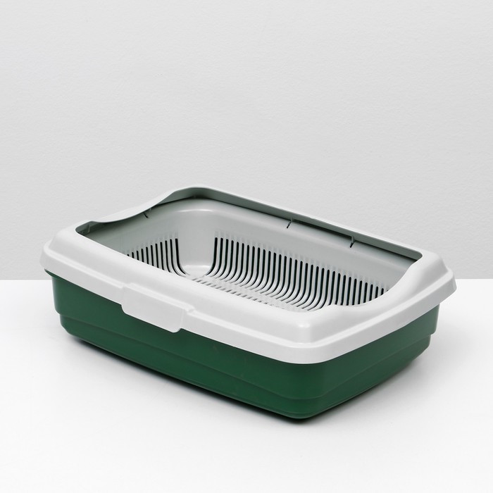 Лоток для кошек с сеткой и бортиком «Стандарт» | Atlantis Plast