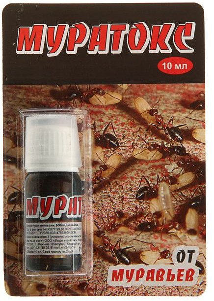 Инсектицид широкого спектра действия от муравьев | Муратокс | Ваше хозяйство