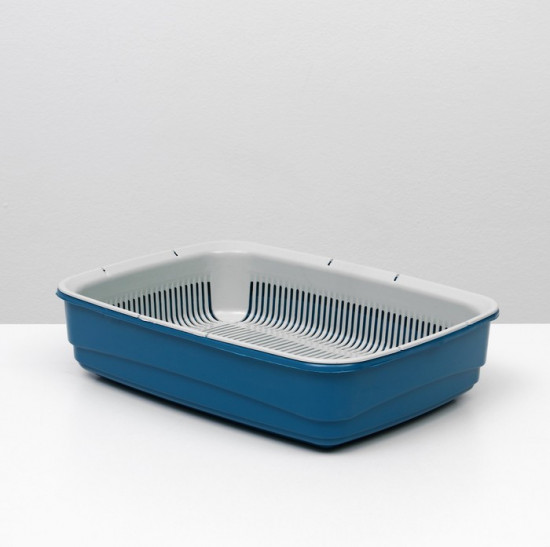 Лоток для кошек большой с сеткой «Стандарт»