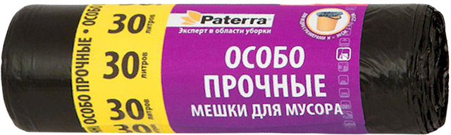 Пакеты для мусора «Особо прочные» | Paterra