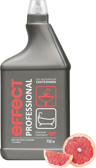 Гель для чистки сантехники «Красный грейпфрут» | Professional | Effect