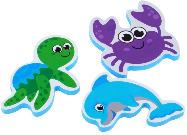 Набор игрушек для купания «Морской мир» | Крошка Я