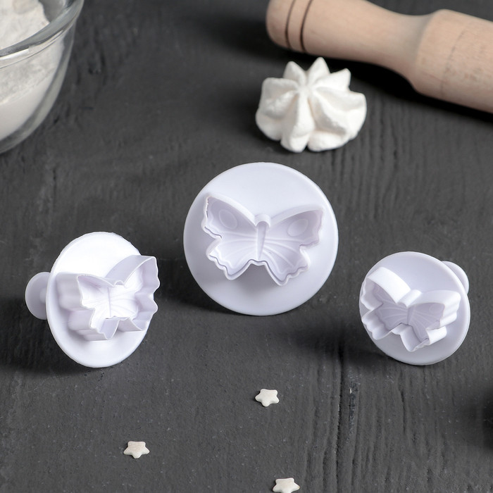 Набор плунжеров кондитерских «Бабочка» | Плунжеры кондитерские | Доляна