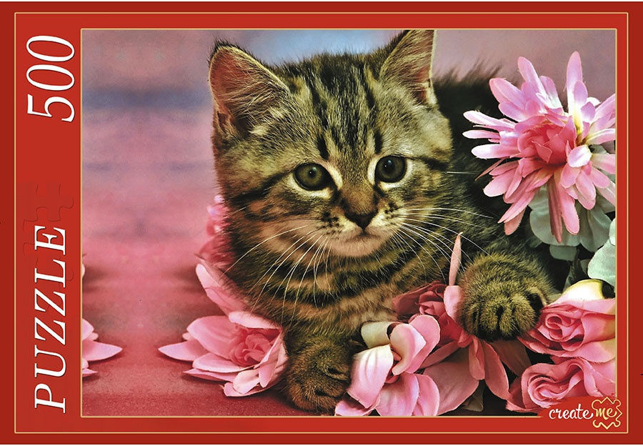 Пазл «Котенок» | Рыжий кот