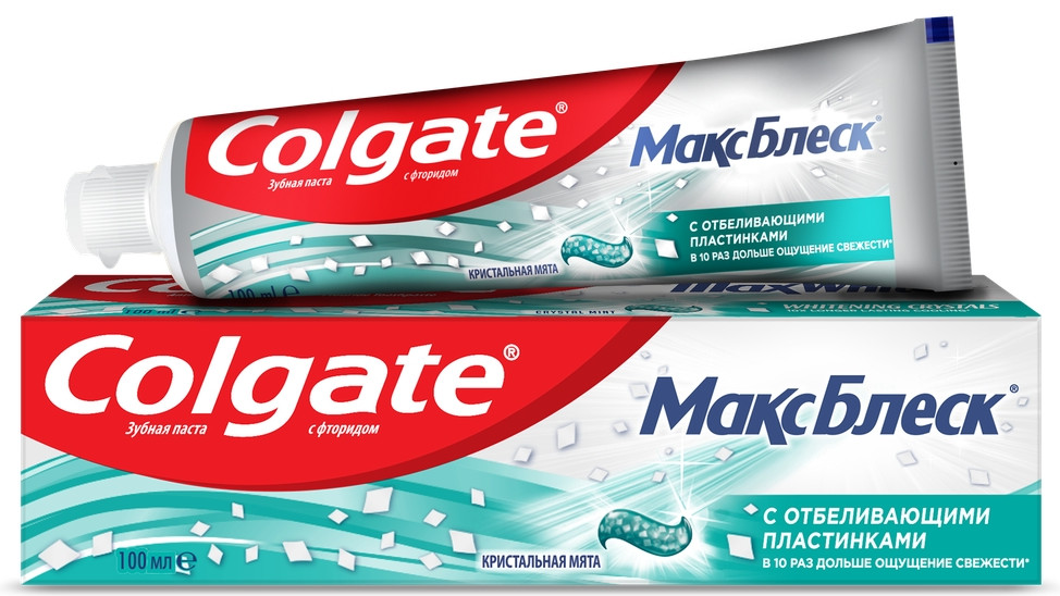 Зубная паста отбеливающая «Макс Блеск» | Макс Фреш | Colgate