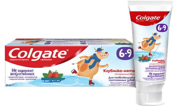 Зубная паста детская с фторидом «Клубника-мята» | Kids | Colgate