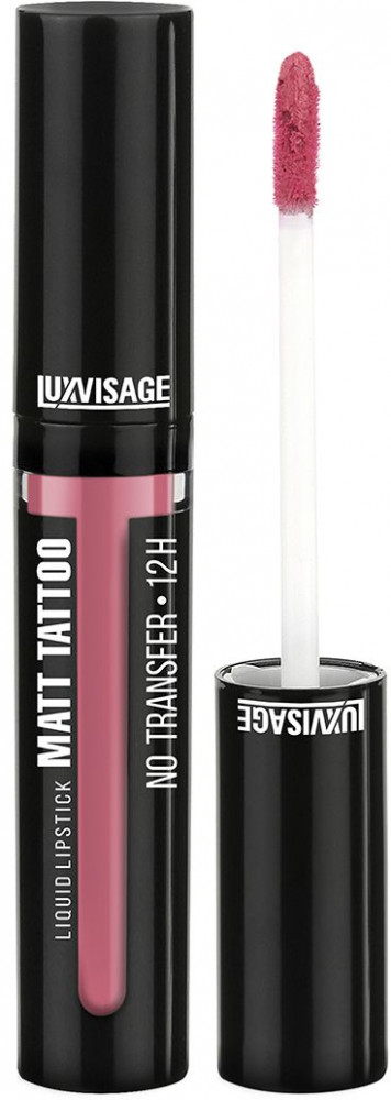 Помада для губ жидкая «Matt Tattoo No Transfer 12H», тон 105 Cool Pink | LuxVisage