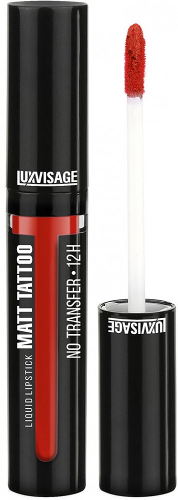 Помада для губ жидкая «Matt Tattoo No Transfer 12H», тон 109 Classic Red | LuxVisage
