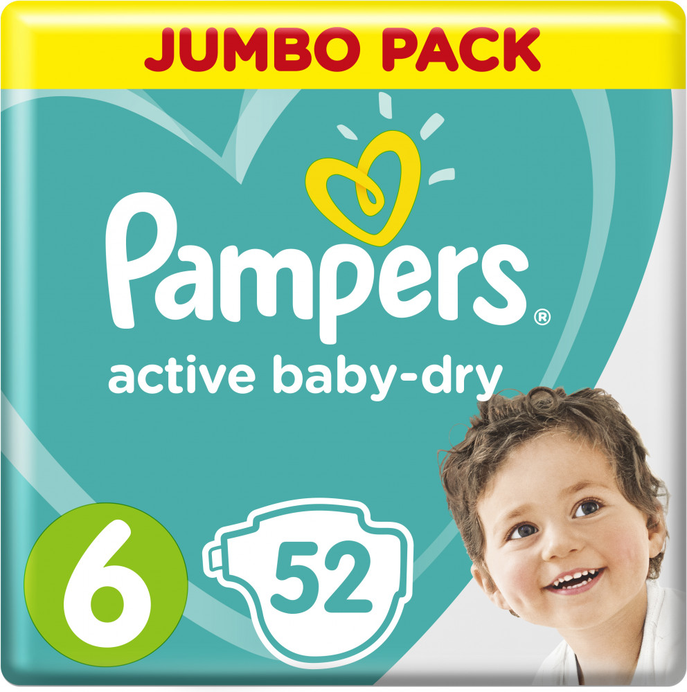 Подгузники детские | Active Baby-Dry | Pampers