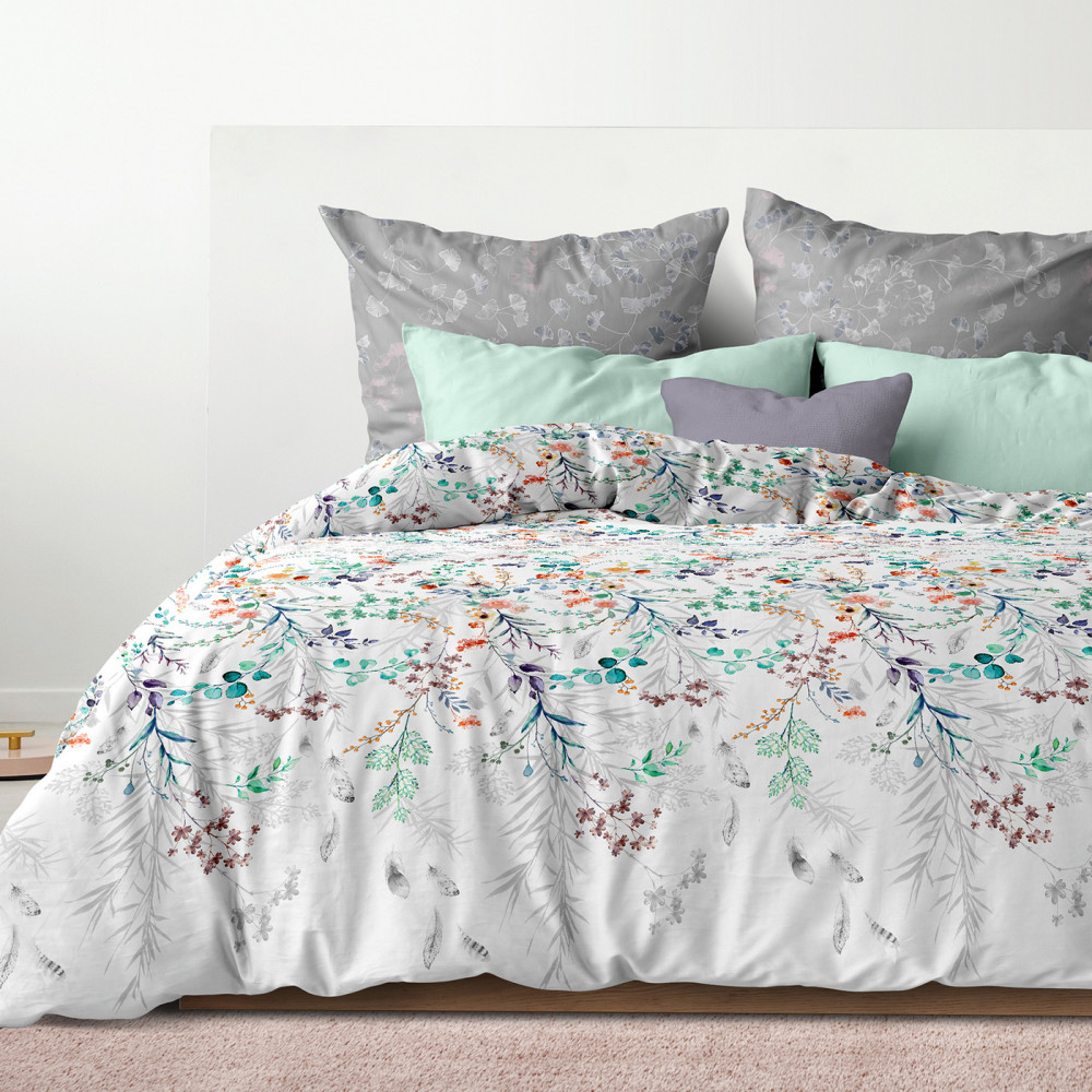 Комплект постельного белья «Дыхание» (евро, перкаль, 2 наволочки 70×70) | Wenge