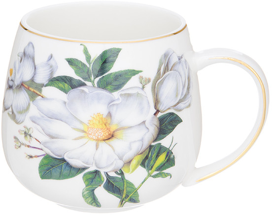 Кружка-бочонок «Белый шиповник» | Белый шиповник | Elan Gallery