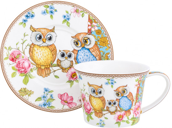 Набор чайный «Совушки»