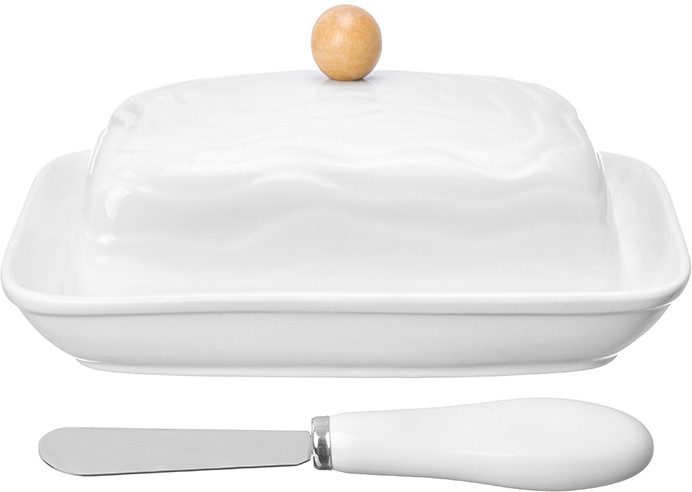 Масленка с ножом «Айсберг» | Айсберг | Elan Gallery