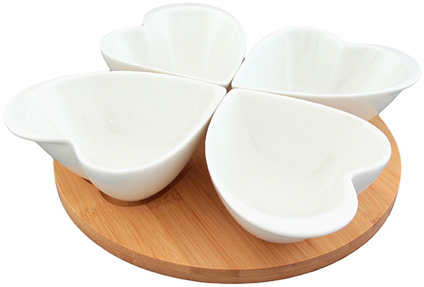 Менажница на подставке «Сердце» | Сердце | Elan Gallery