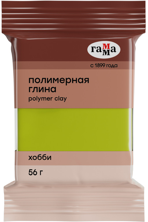 Глина полимерная «Хобби», лимонно-зеленый | Хобби | Гамма