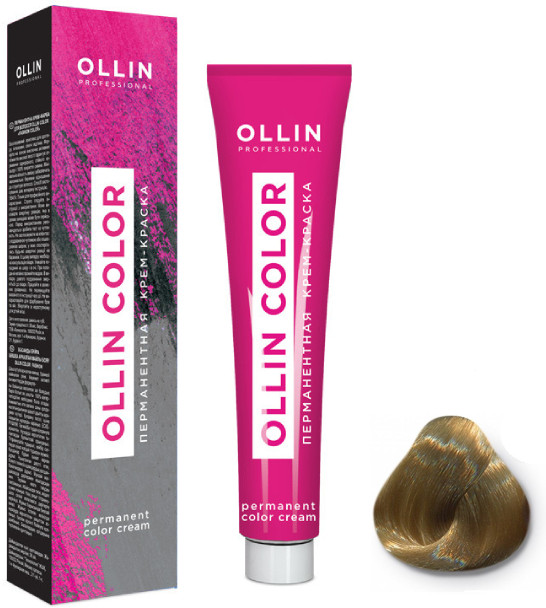 Крем-краска для волос перманентная, оттенок 9/00 Блондин глубокий | Ollin Color | Ollin Professional
