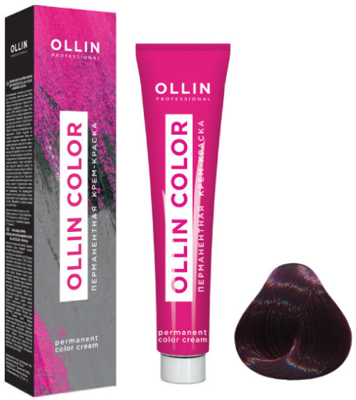 Крем-краска для волос перманентная, оттенок 0/22 Корректор фиолетовый | Ollin Color | Ollin Professional