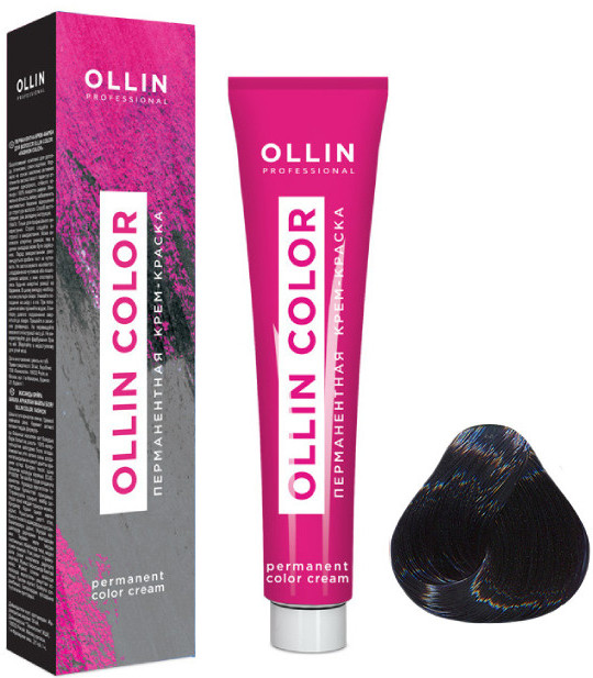 Крем-краска для волос перманентная, оттенок 0/88 Корректор синий | Ollin Color | Ollin Professional