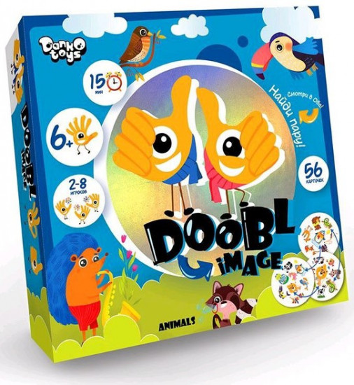 Игра настольная «Doodl image. Animals»