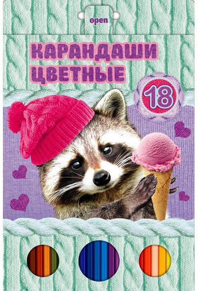 Набор цветных карандашей | Милашки | Hatber