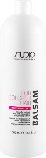 Бальзам для окрашенных волос с рисовыми протеинами и экстрактом женьшеня | Kapous Professional