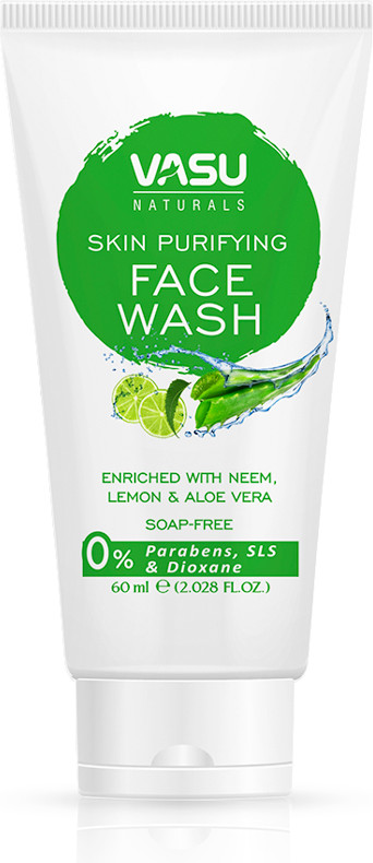 Гель для умывания лица с экстрактом нима, лимона и алоэ вера | Vasu