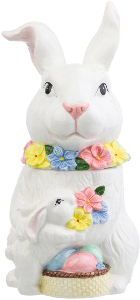 Банка для печенья «Заяц с зайчонком» | Elan Gallery