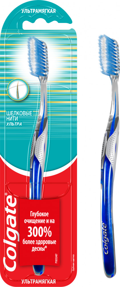 Щетка зубная ультрамягкая «Шелковые нити Ультра» | Colgate
