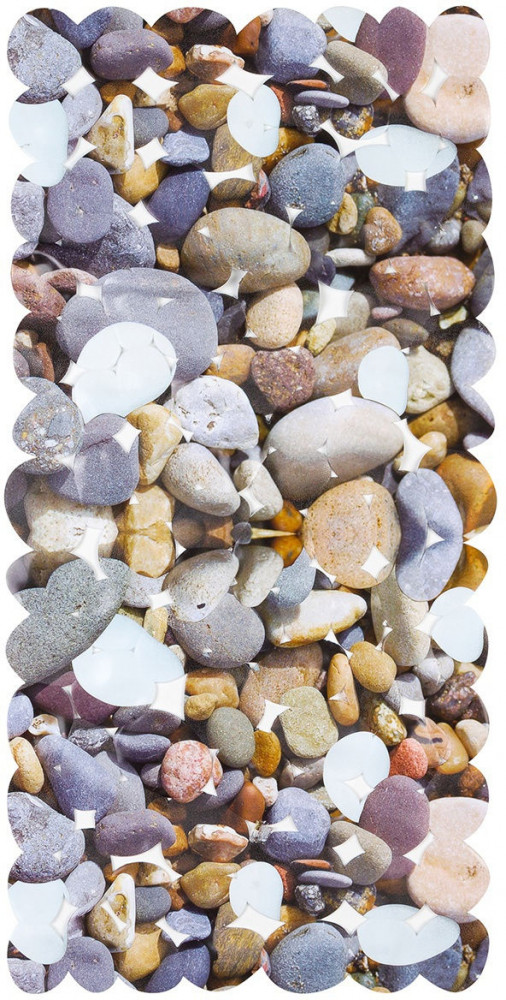 Коврик антискользящий для ванны «Галька» | El Casa