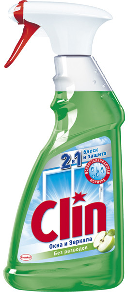 Средство для мытья окон и стекол «Яблоко» | Clin
