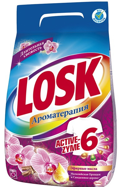 Порошок стиральный «Ароматерапия» | Active-Zyme | Losk