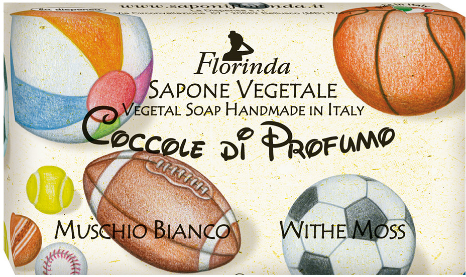 Мыло натуральное ручной работы «Белый мускус» | Аромат детства | Florinda