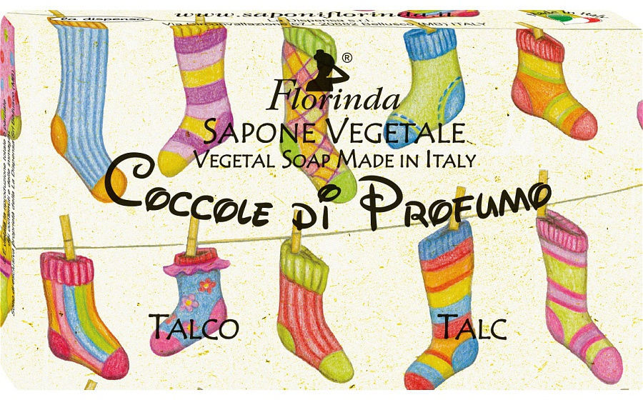 Мыло натуральное ручной работы «Пудра» | Аромат детства | Florinda