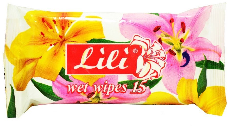 Салфетки влажные с ароматом лилии | Lili