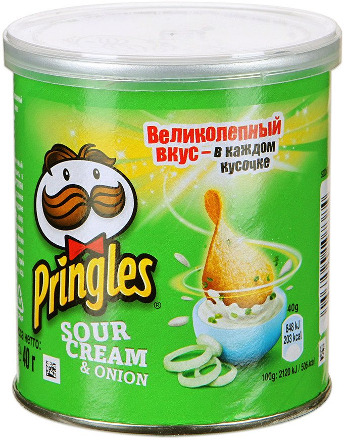 Чипсы со вкусом сметаны и лука | Pringles
