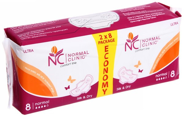 Прокладки женские «Comfort Silk & Dry» | Silk & Dry | Normal Clinic