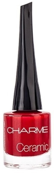 Лак для ногтей «Керамический», оттенок 19 Алое пламя матовый | Charme