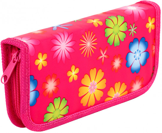 Пенал школьный «Цветы»