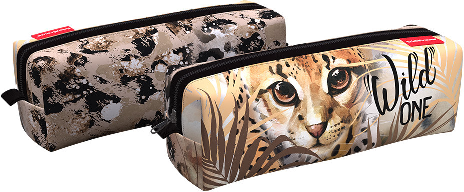 Пенал квадро | Wild cat | Erich Krause