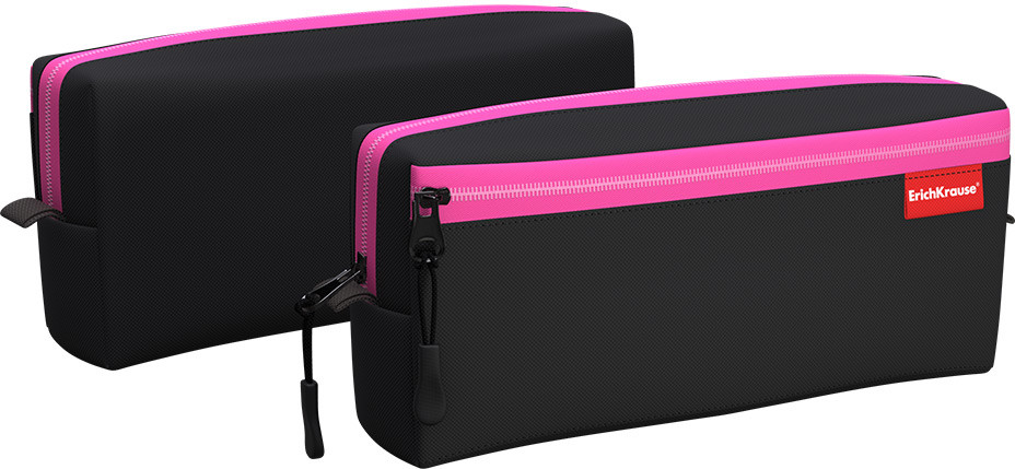 Пенал квадро «Black&Pink» | Erich Krause