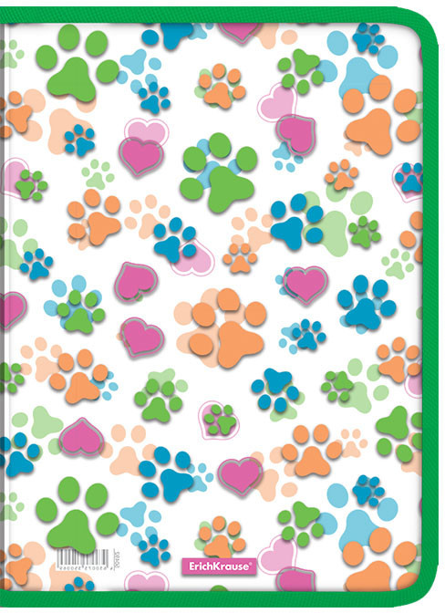 Папка для тетрадей «Neon Paws» | Erich Krause