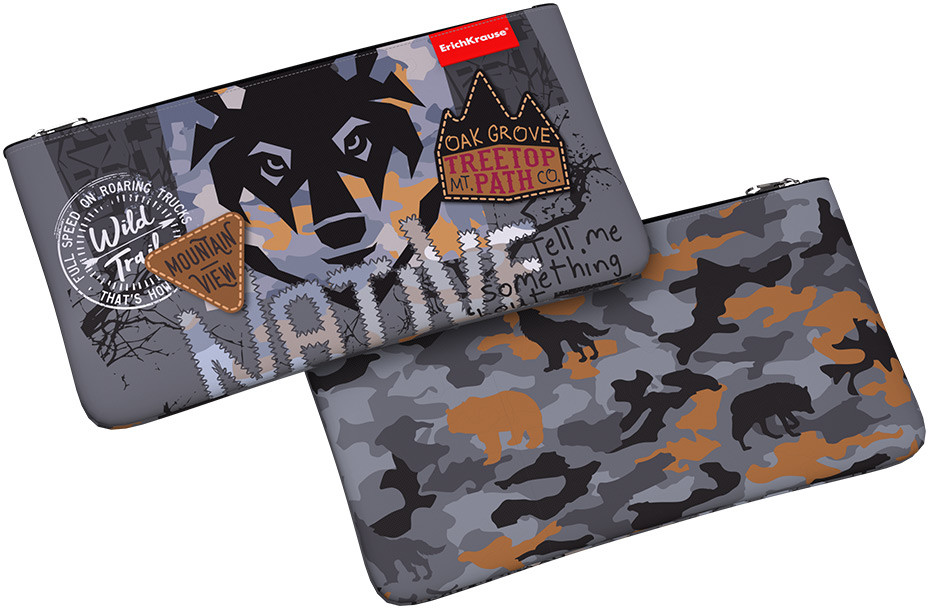 Пенал конверт | Rough native | Erich Krause