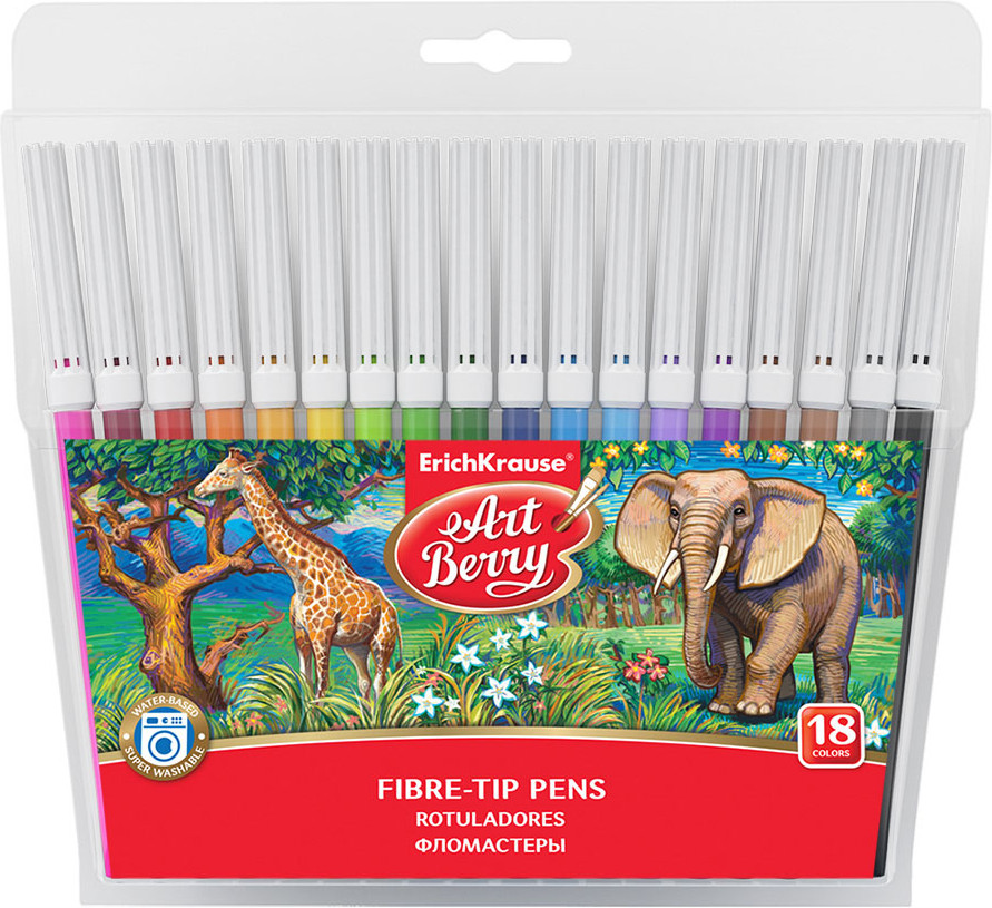 Набор фломастеров «Washable» | Artberry | Erich Krause