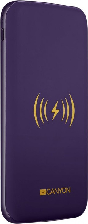 Аккумулятор внешний с функцией беспроводной зарядки Canyon CNS-TPBW8P | Canyon