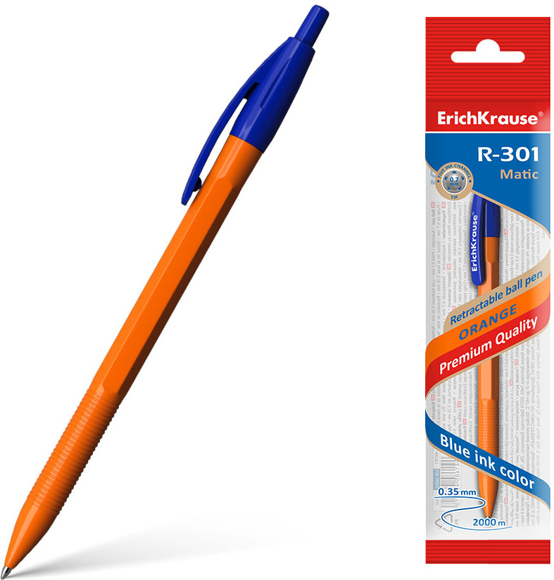 Ручка шариковая | Orange Matic | Erich Krause