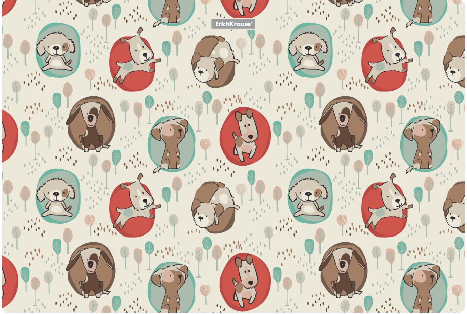 Подкладка настольная | Little Dogs | Erich Krause