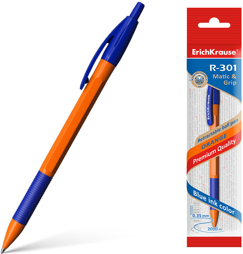 Ручка шариковая | Orange Matic | Erich Krause